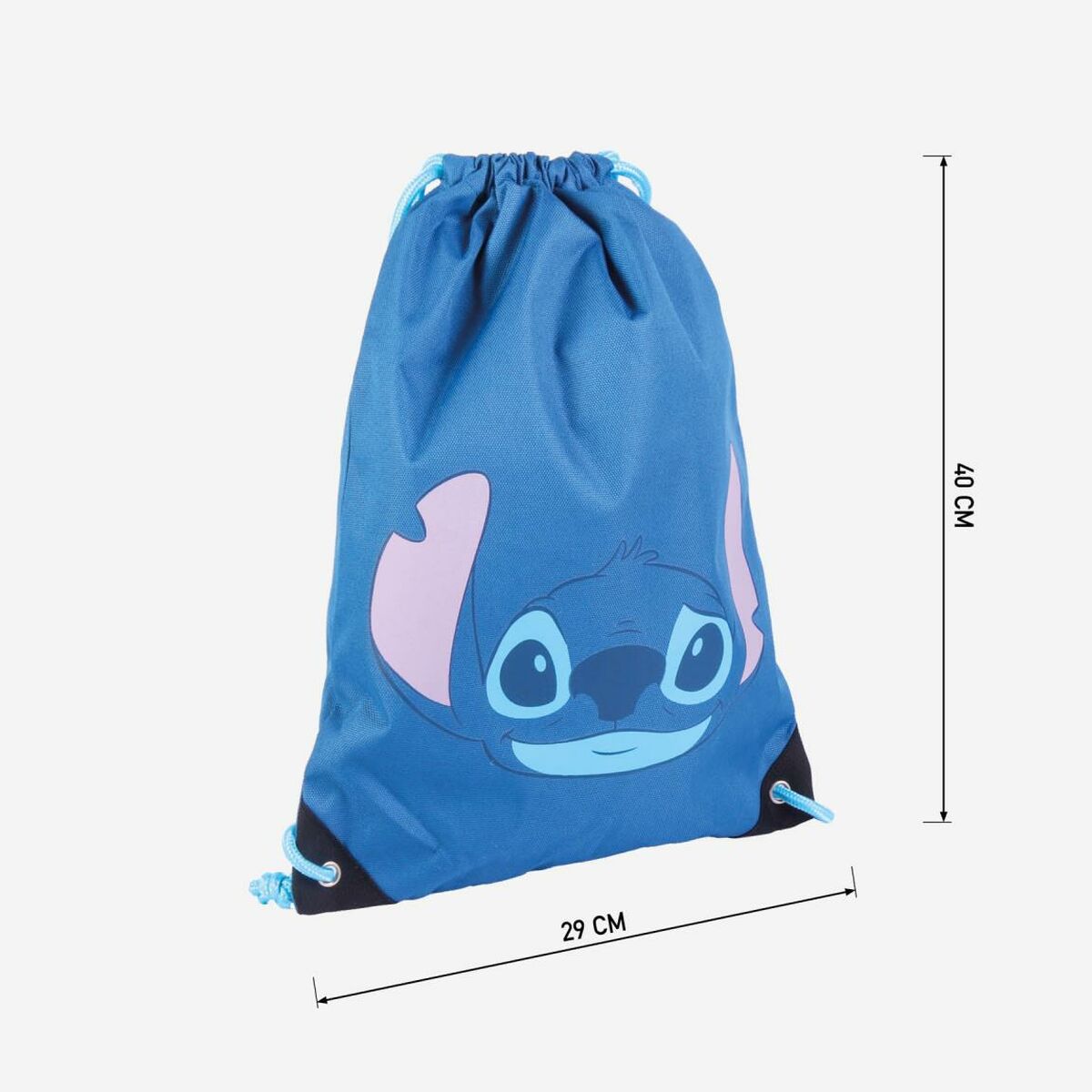 Skopåse med remmar Disney Blå 29 x 40 x 1 cm - 2