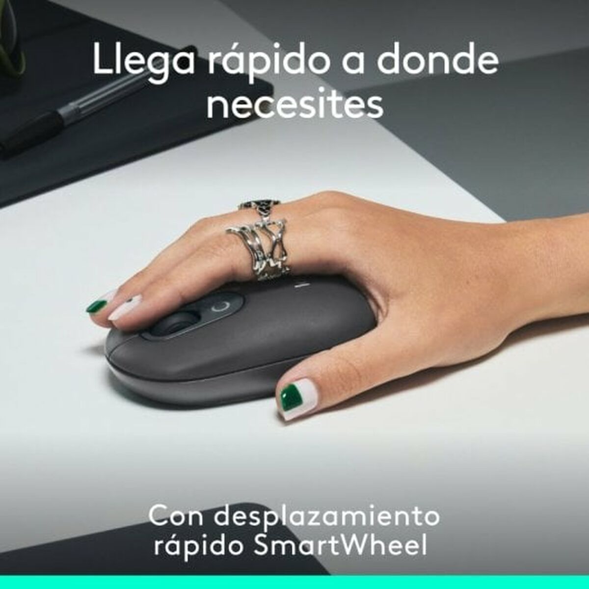 Mus Logitech 910-007412 Grå - 3