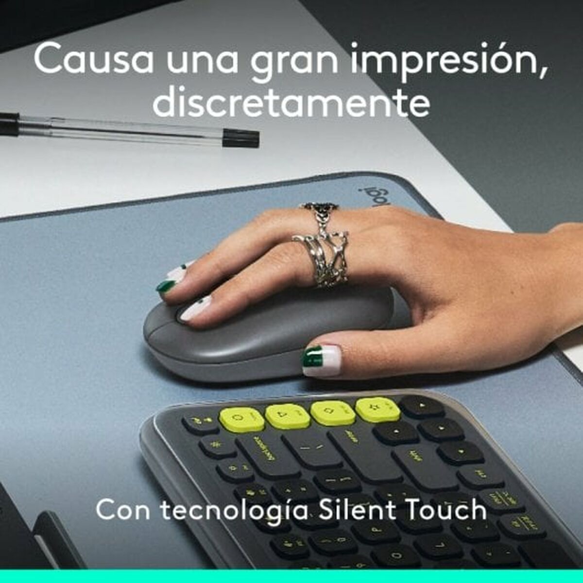 Mus Logitech 910-007412 Grå - 5