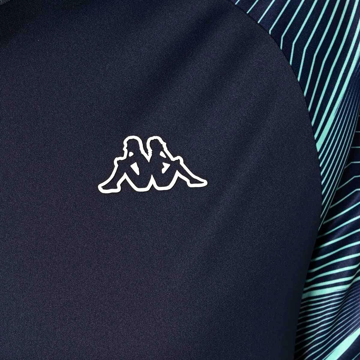 T-shirt med kortärm Herr Kappa Eoste Graphik Marinblå - 5