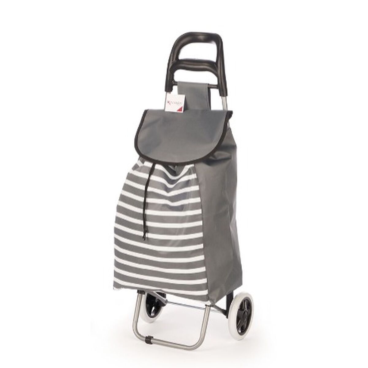 Kundvagn Kinvara Vit Grå 33 L 35,5 x 28 x 94 cm Ränder (6 antal) - 2