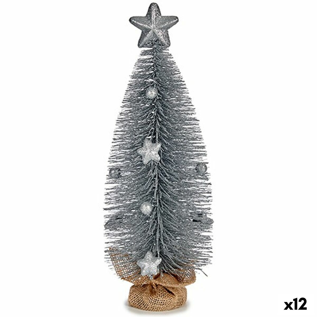 Julgran Silvrig 13 x 41 x 13 cm (12 antal) - 3