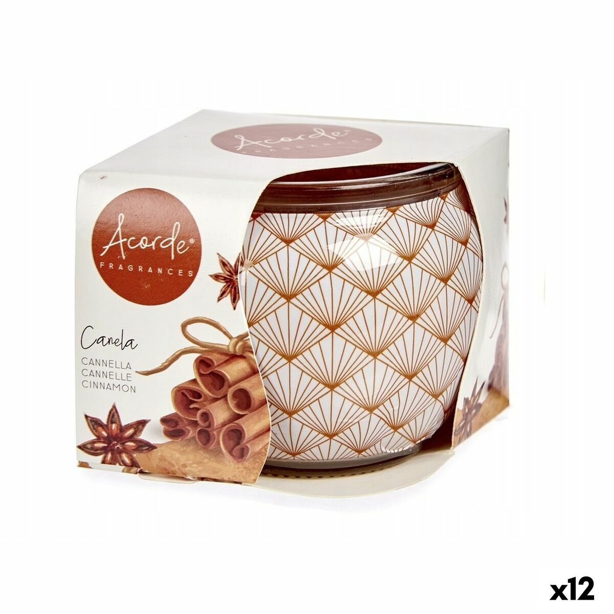 Doftljus Acorde Kanel Kryddig (12 antal) - 3
