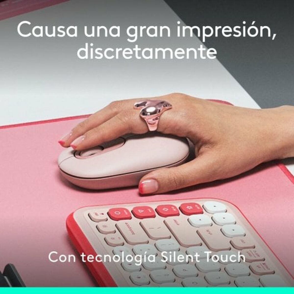 Mus Logitech 910-007413 Rosa - 7