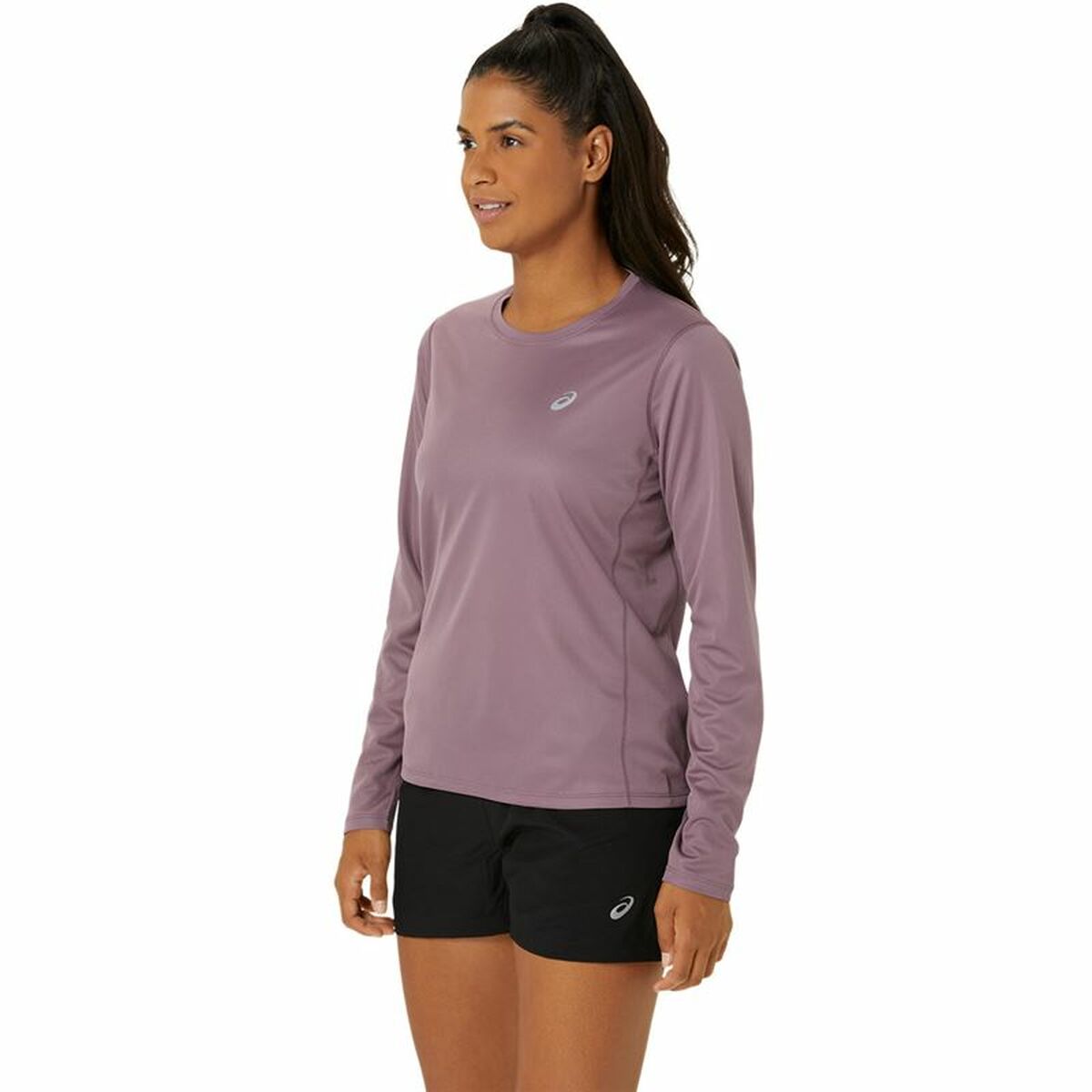 Skjorta med lång ärm Dam Asics Core Ls Top Rosa Plommon - 3