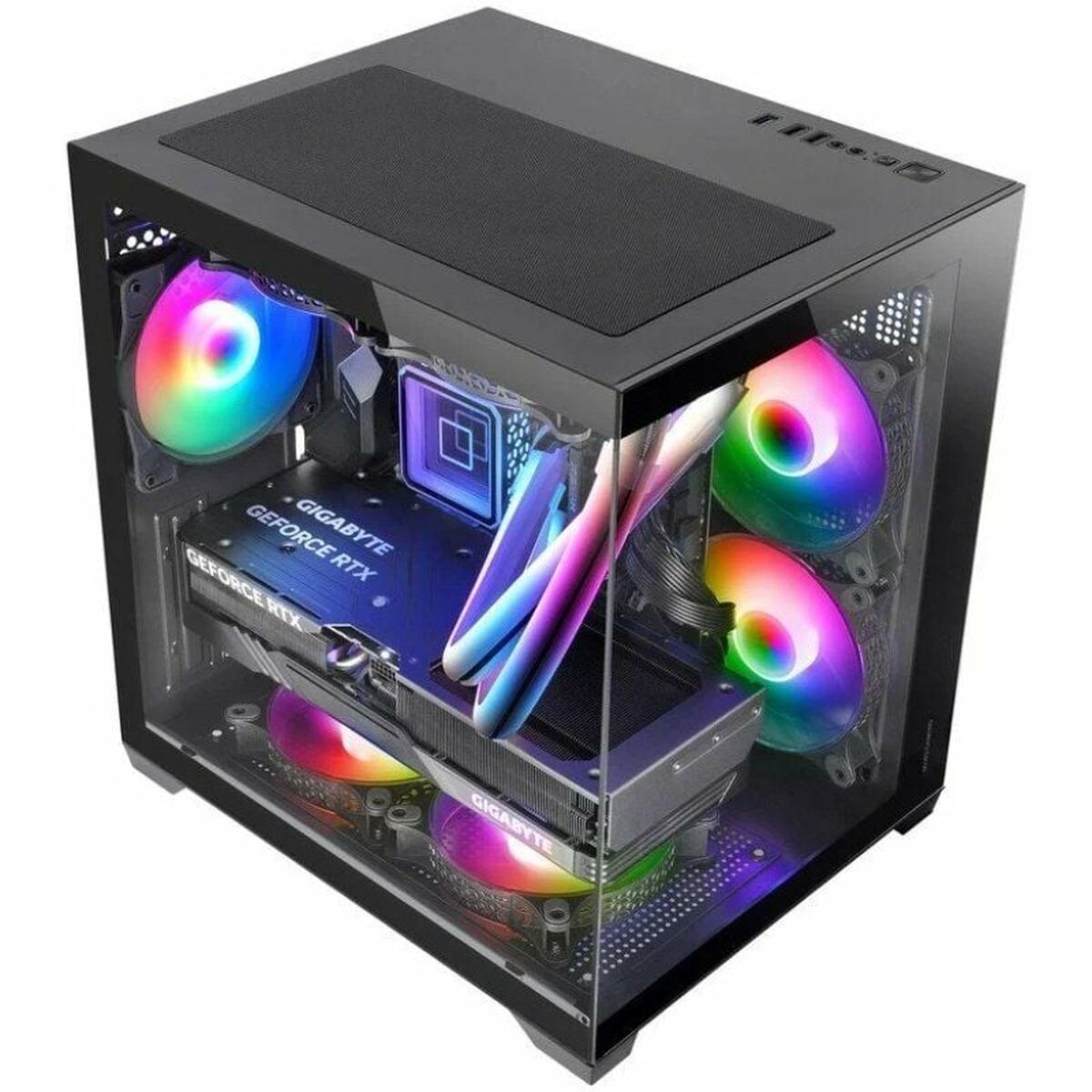 Minitorn Micro ATX / ITX Mars Gaming MCVIEW2 Svart - 2
