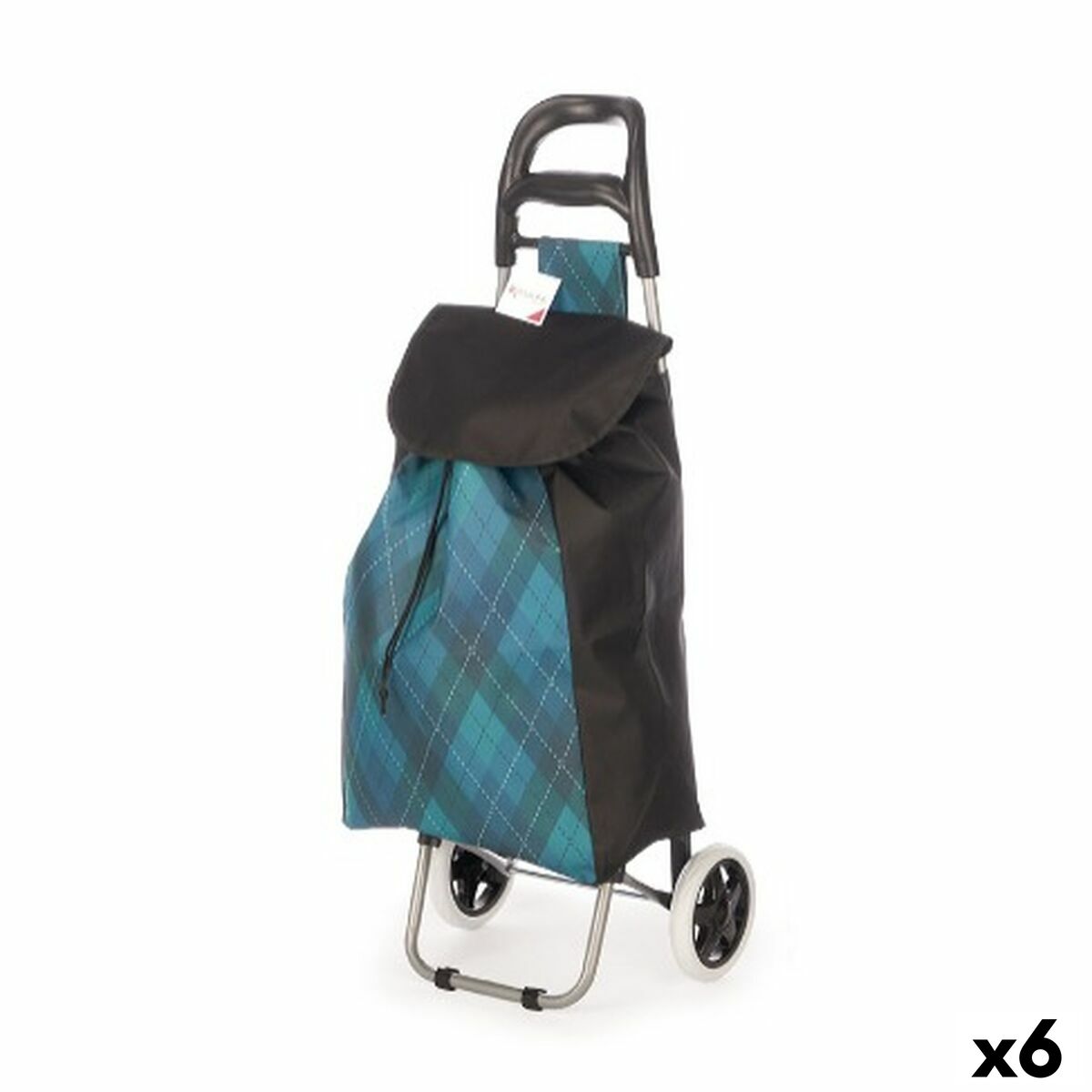 Kundvagn Kinvara Grön 33 L 35,5 x 28 x 94 cm Romb (6 antal)