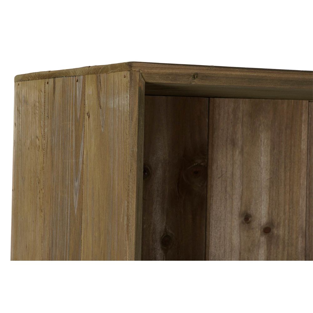 Skåp DKD Home Decor Svart Trä Metall Glas (70 x 34.5 x 160 cm) - 2