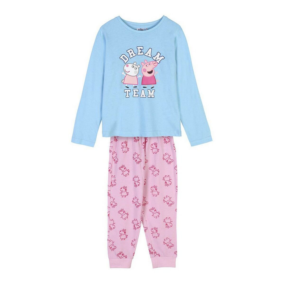 Pyjamas Barn Peppa Pig Ljusblå