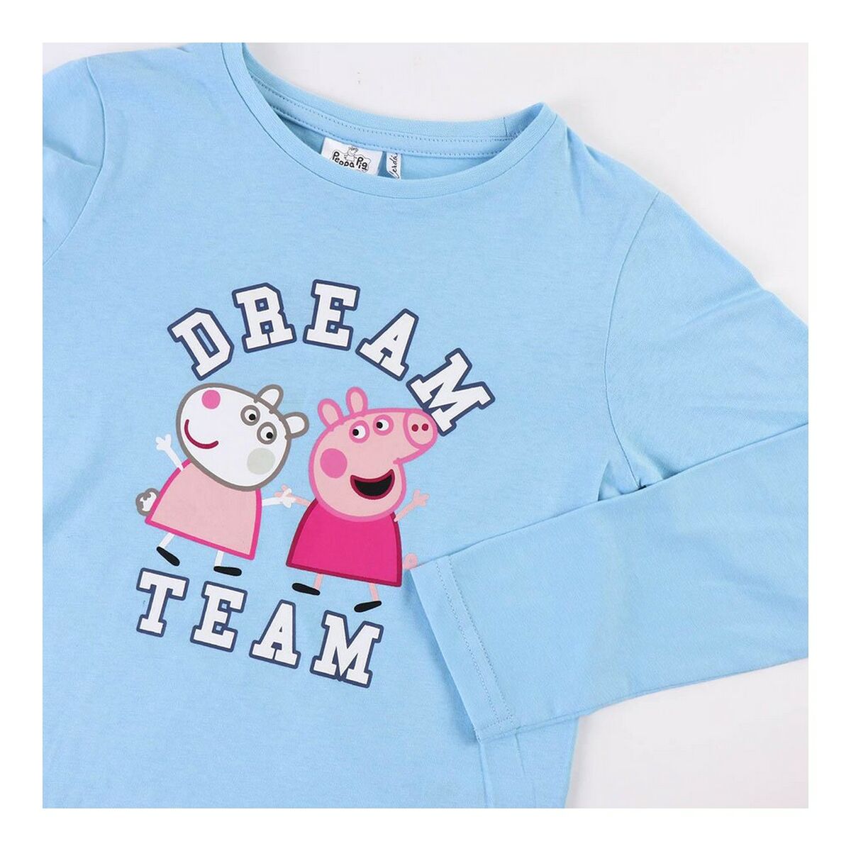 Pyjamas Barn Peppa Pig Ljusblå - 3