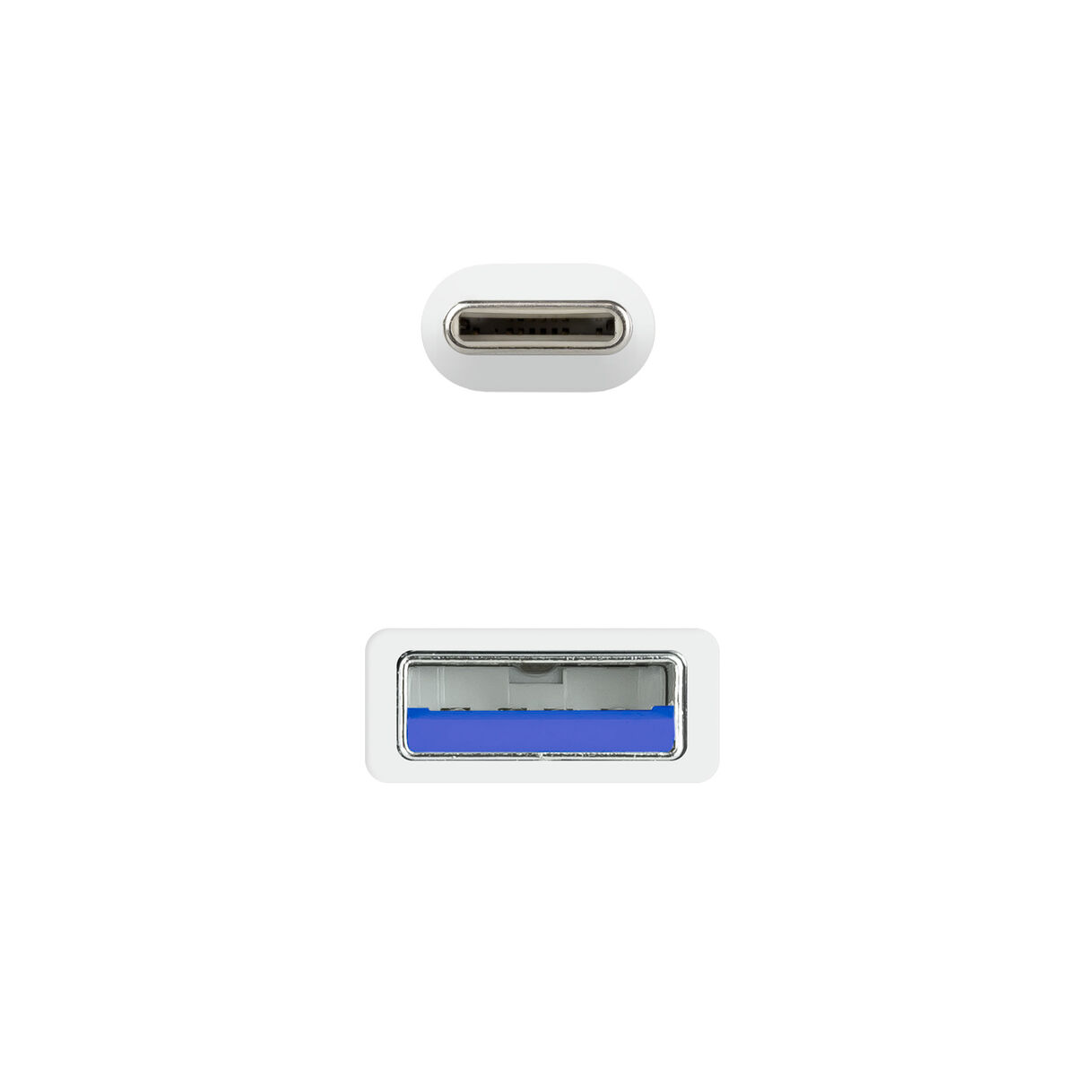 USB-C-kabel NANOCABLE 10.01.4001-L150-W Vit 1,5 m - 4