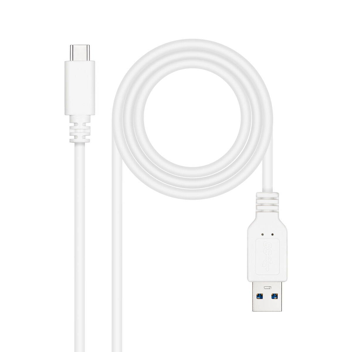 USB-C-kabel NANOCABLE 10.01.4001-L150-W Vit 1,5 m