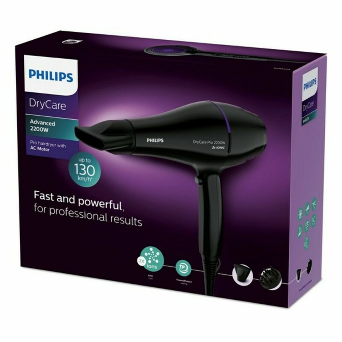 Hårtork Philips BHD274/00 2200W Svart 2200 W - 2