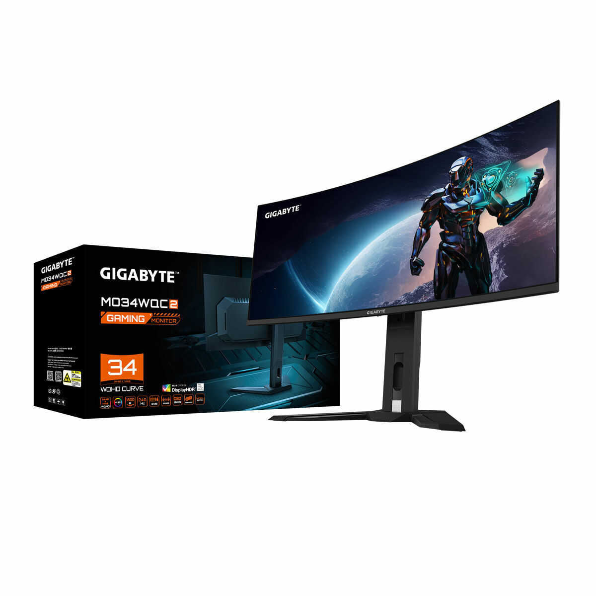 Monitor Gigabyte MO34WQC2 34" Wide Quad HD - 2