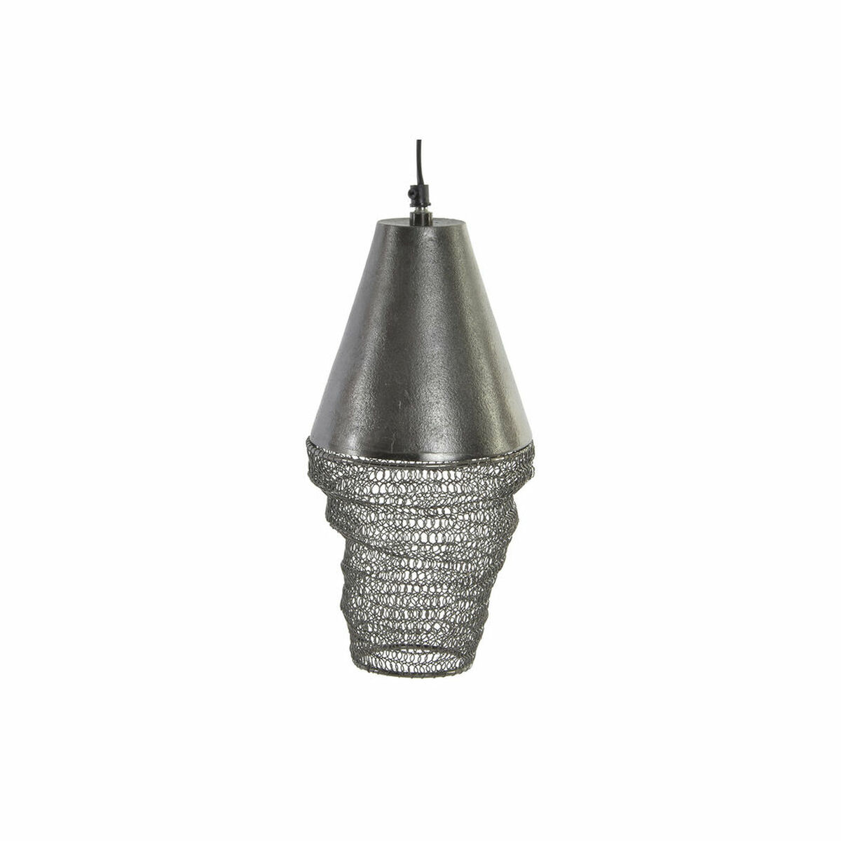 Taklampa DKD Home Decor 8424001521999 Svart Metall Vintage 60 W 15 x 15 x 30 cm - 4