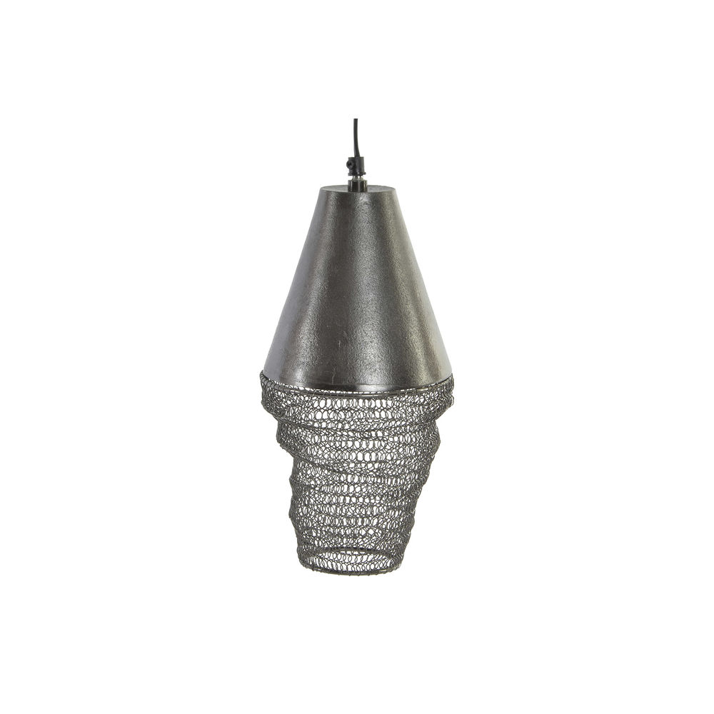 Taklampa DKD Home Decor 8424001521999 Svart Metall Vintage 60 W 15 x 15 x 30 cm