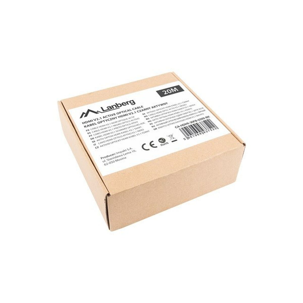 Kabel HDMI Lanberg CA-HDMI-30FB-0200-BK 20 m - 6