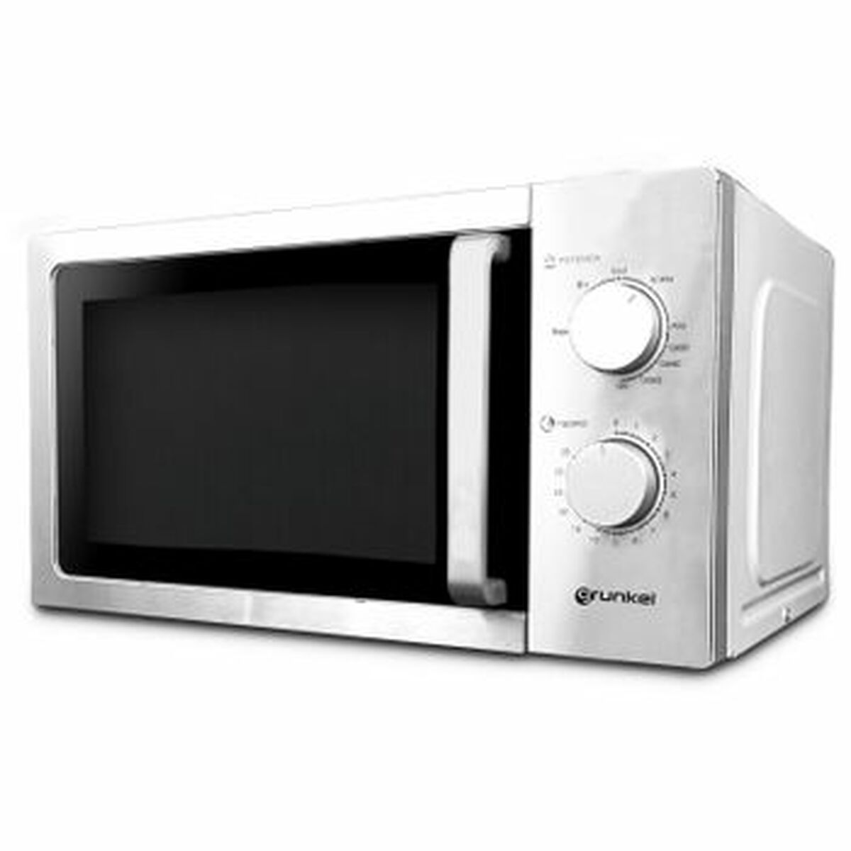Mikrovågsugn med Grill Grunkel Silvrig 700 W 20 L