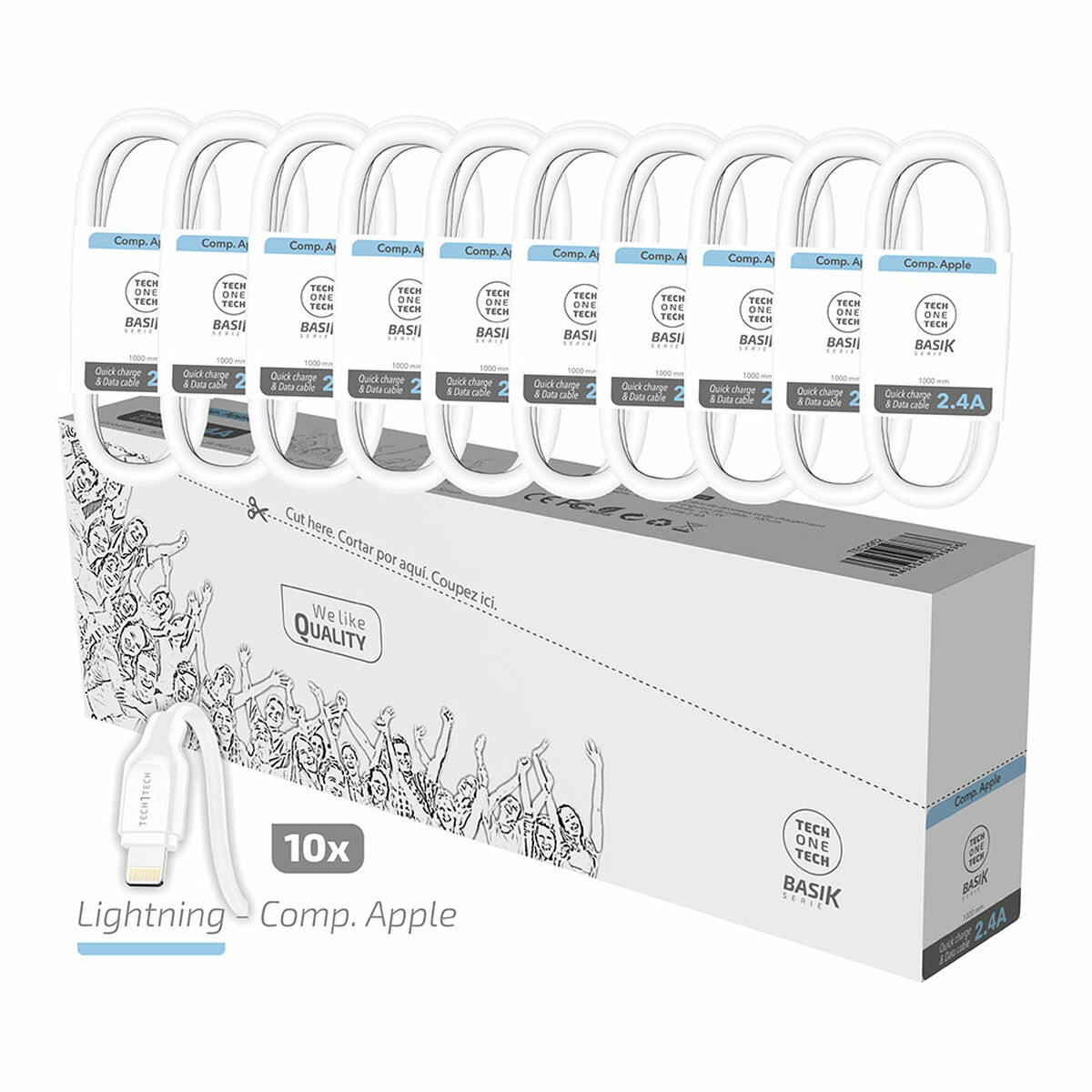 Kabel USB till Lightning Tech One Tech TEC2952