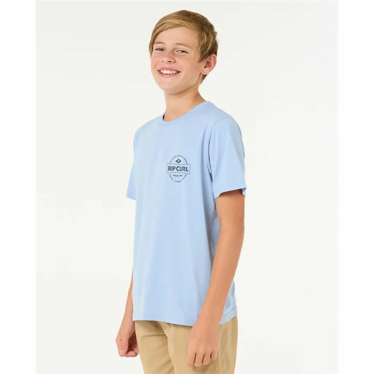 Barn T-shirt med kortärm Rip Curl Rip Curl Staple Tee Blå - 3
