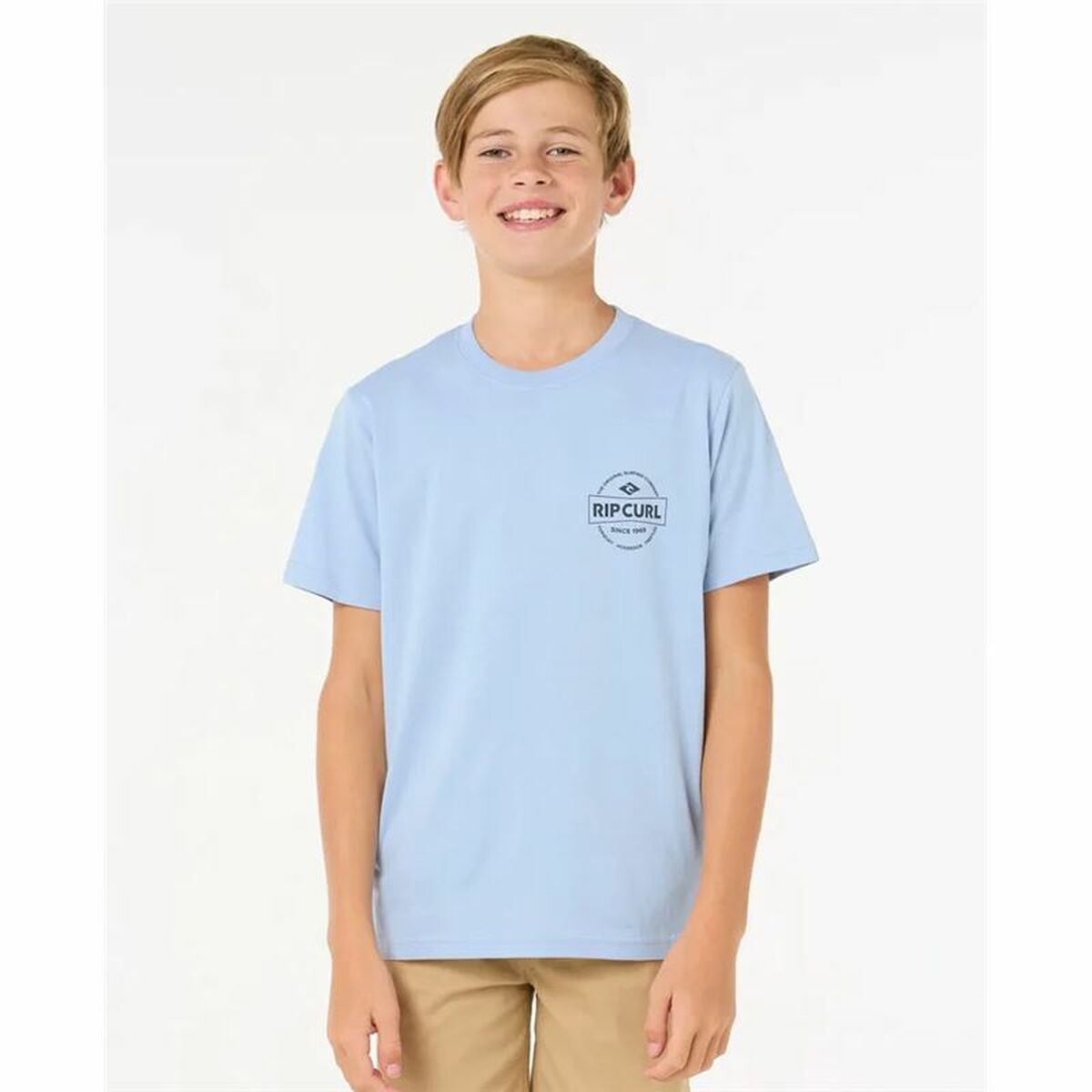 Barn T-shirt med kortärm Rip Curl Rip Curl Staple Tee Blå - 2