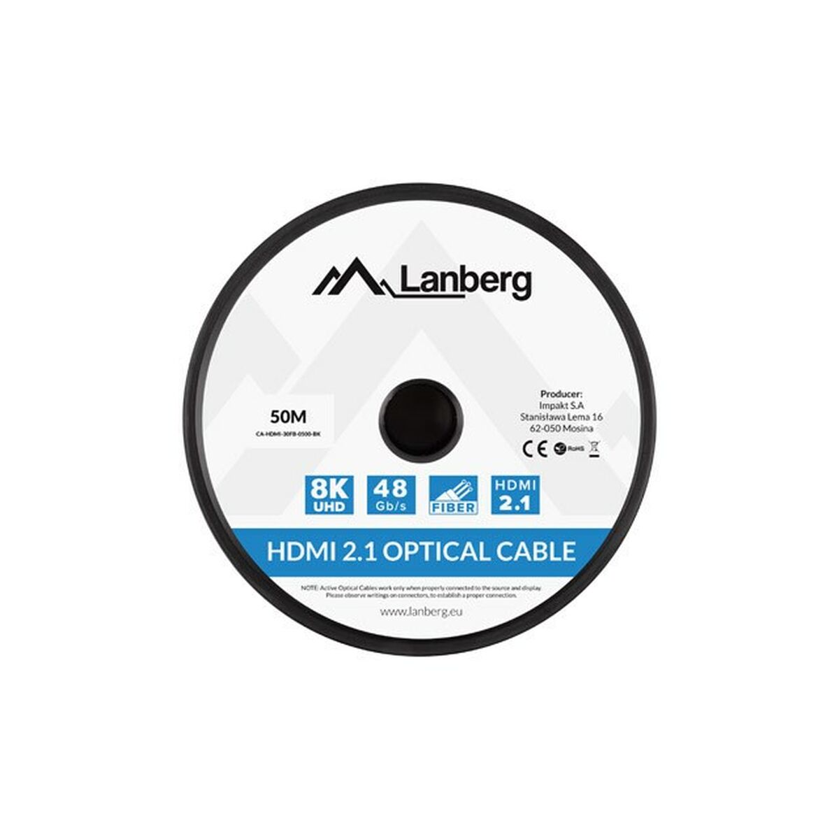 Kabel HDMI Lanberg CA-HDMI-30FB-0500-BK 50 m - 7