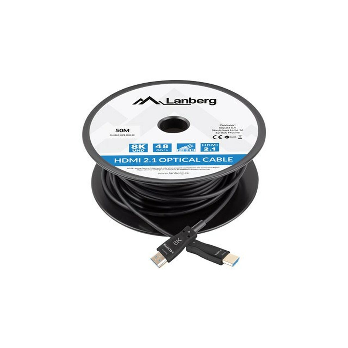 Kabel HDMI Lanberg CA-HDMI-30FB-0500-BK 50 m - 6