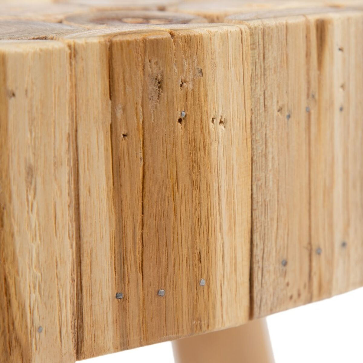 Soffbord 80 x 80 x 45 cm teakträ - 5