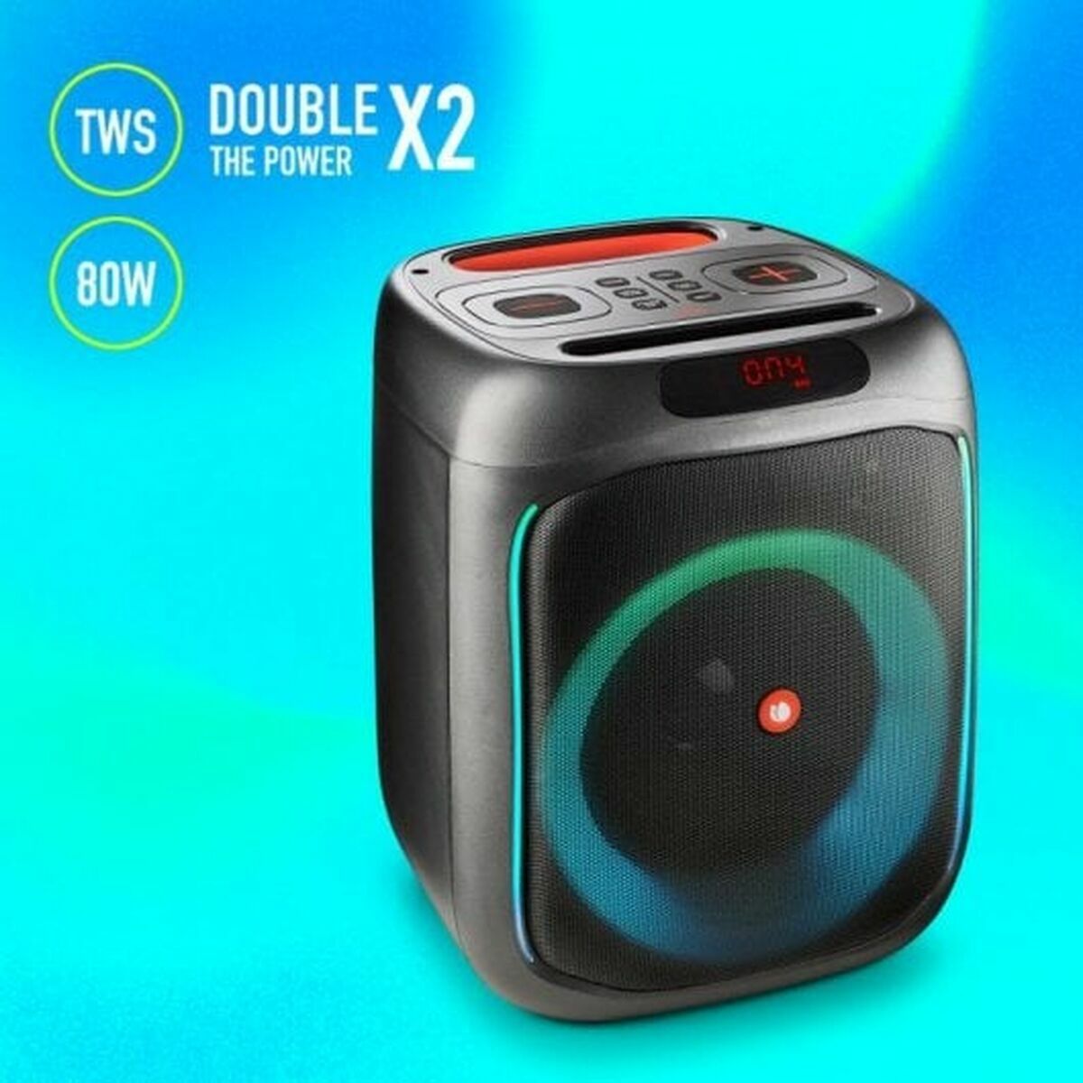 Bärbar Bluetooth Högtalare NGS WILDSWAG Svart - 2