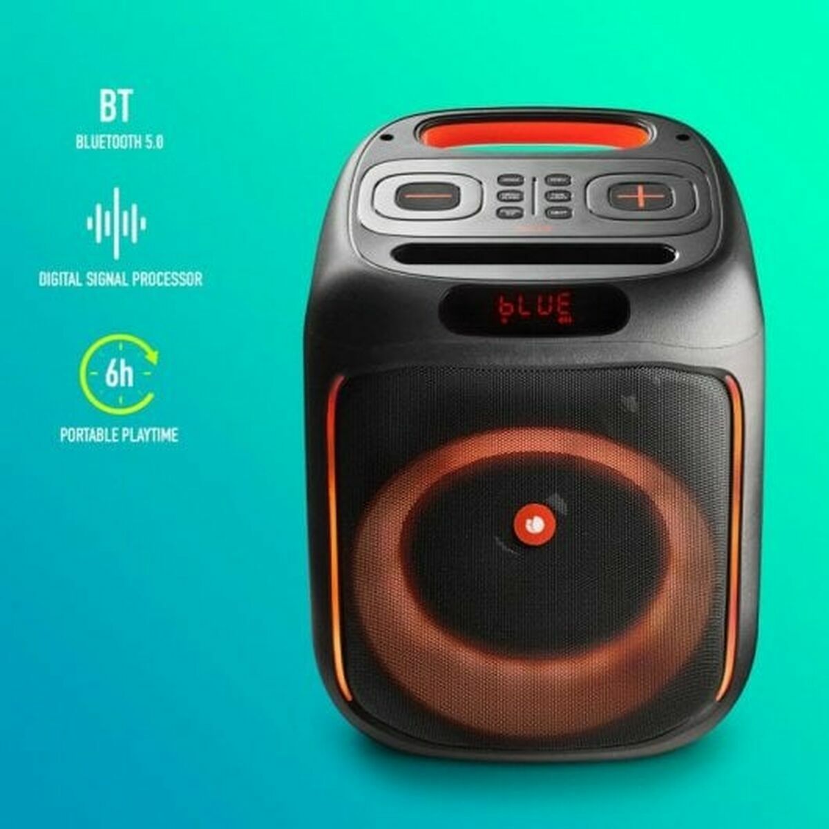 Bärbar Bluetooth Högtalare NGS WILDSWAG Svart - 4