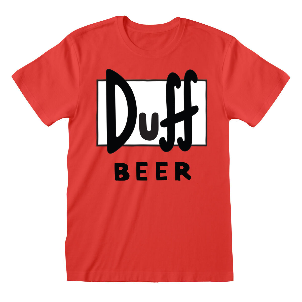 T-shirt med kortärm Unisex The Simpsons Duff