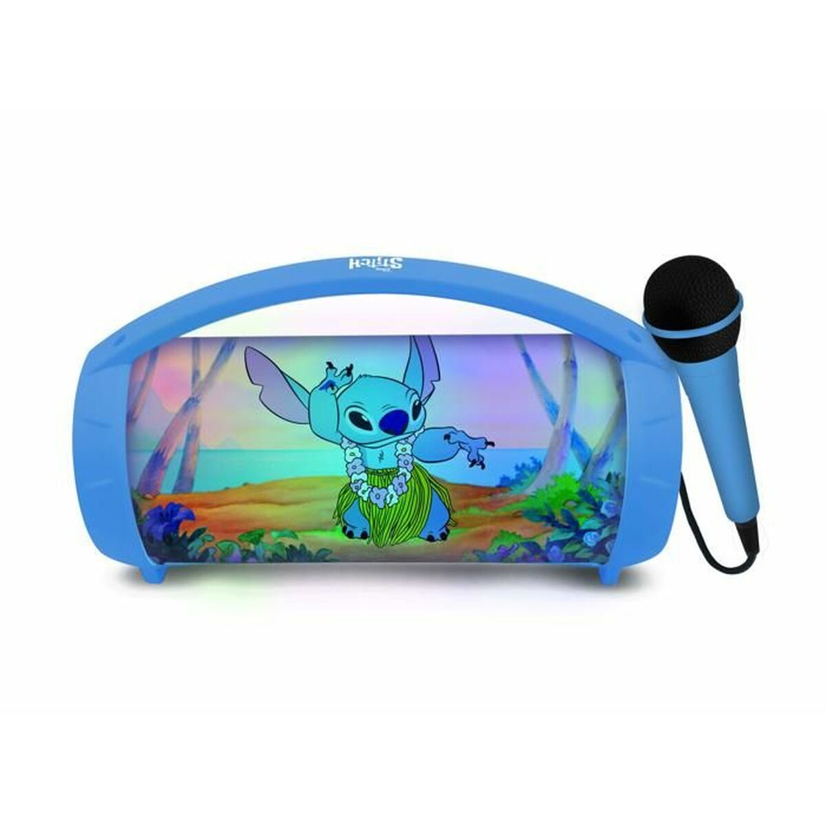 Bluetooth Högtalare med Karaoke Mikrofon Lexibook Stitch Disney Blå - 2
