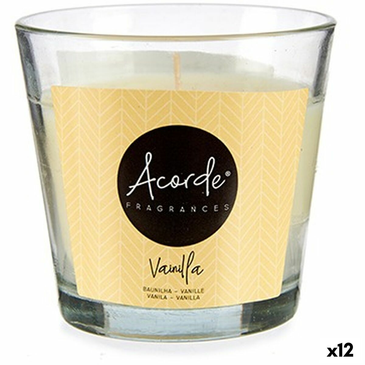 Doftljus Acorde Vanilj 120 g (12 antal)