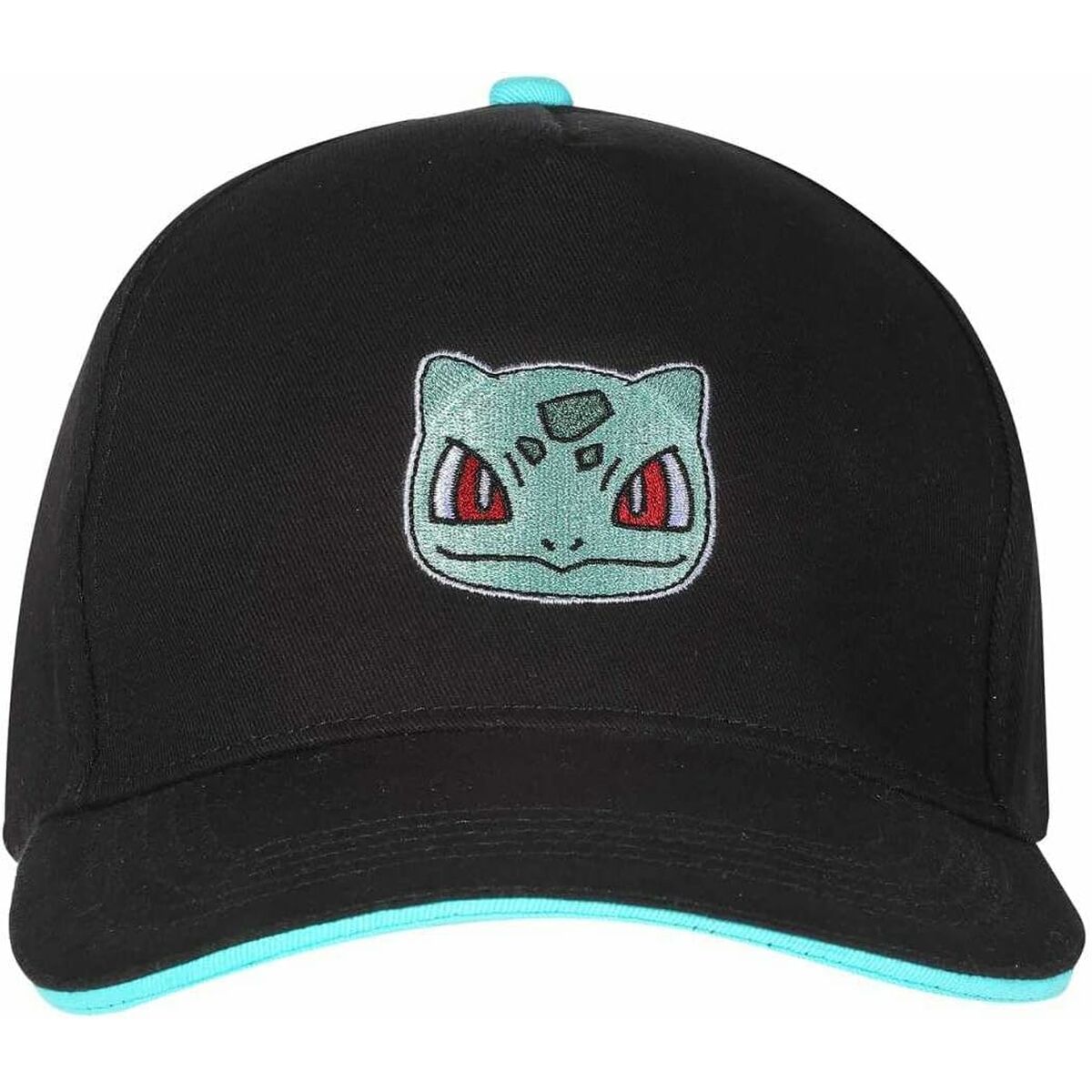 Keps unisex Pokémon Bulbasaur Badge Svart One size 58 cm - 3
