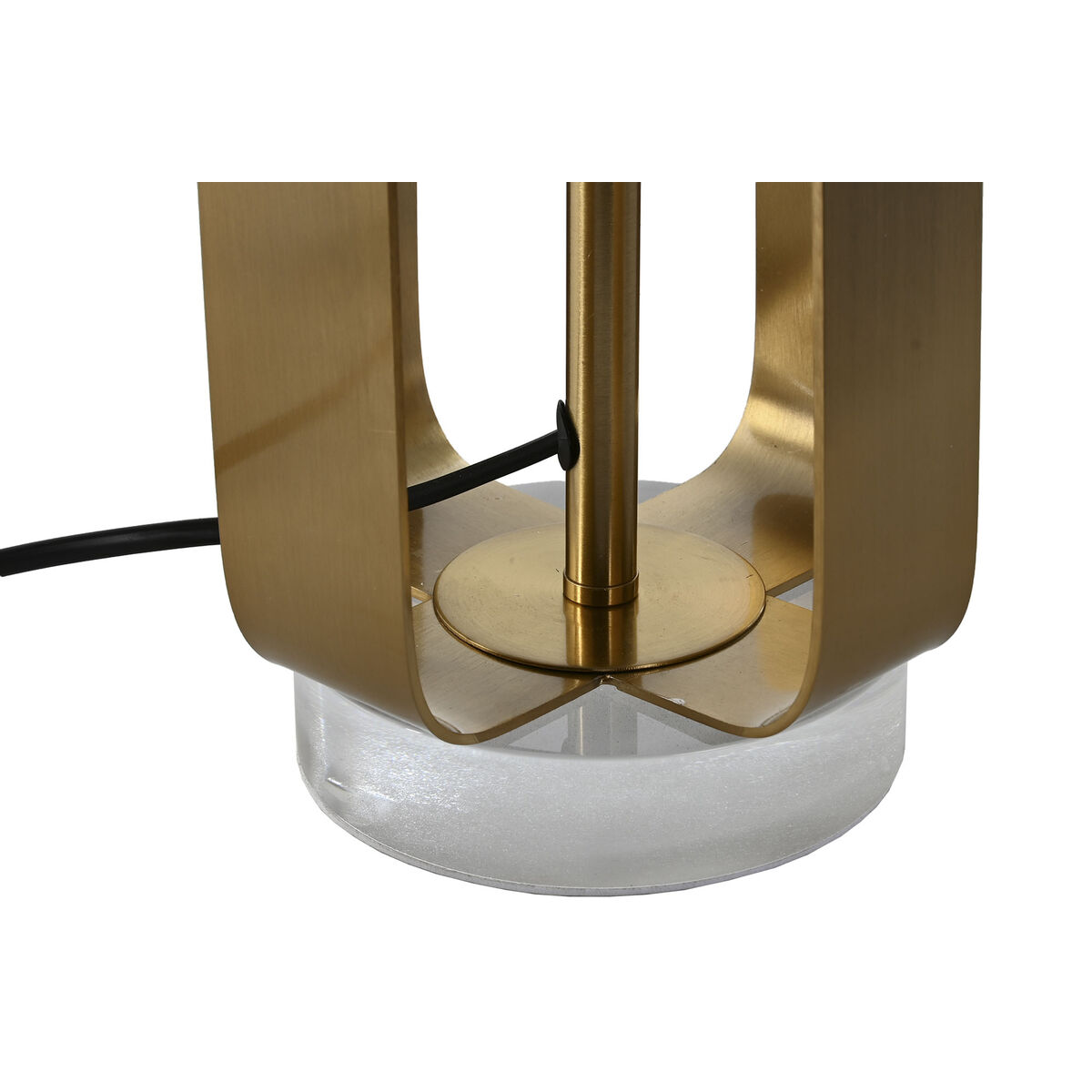 Bordslampa Home ESPRIT Vit Gyllene Järn 50 W 220 V 35 x 35 x 78 cm - 3