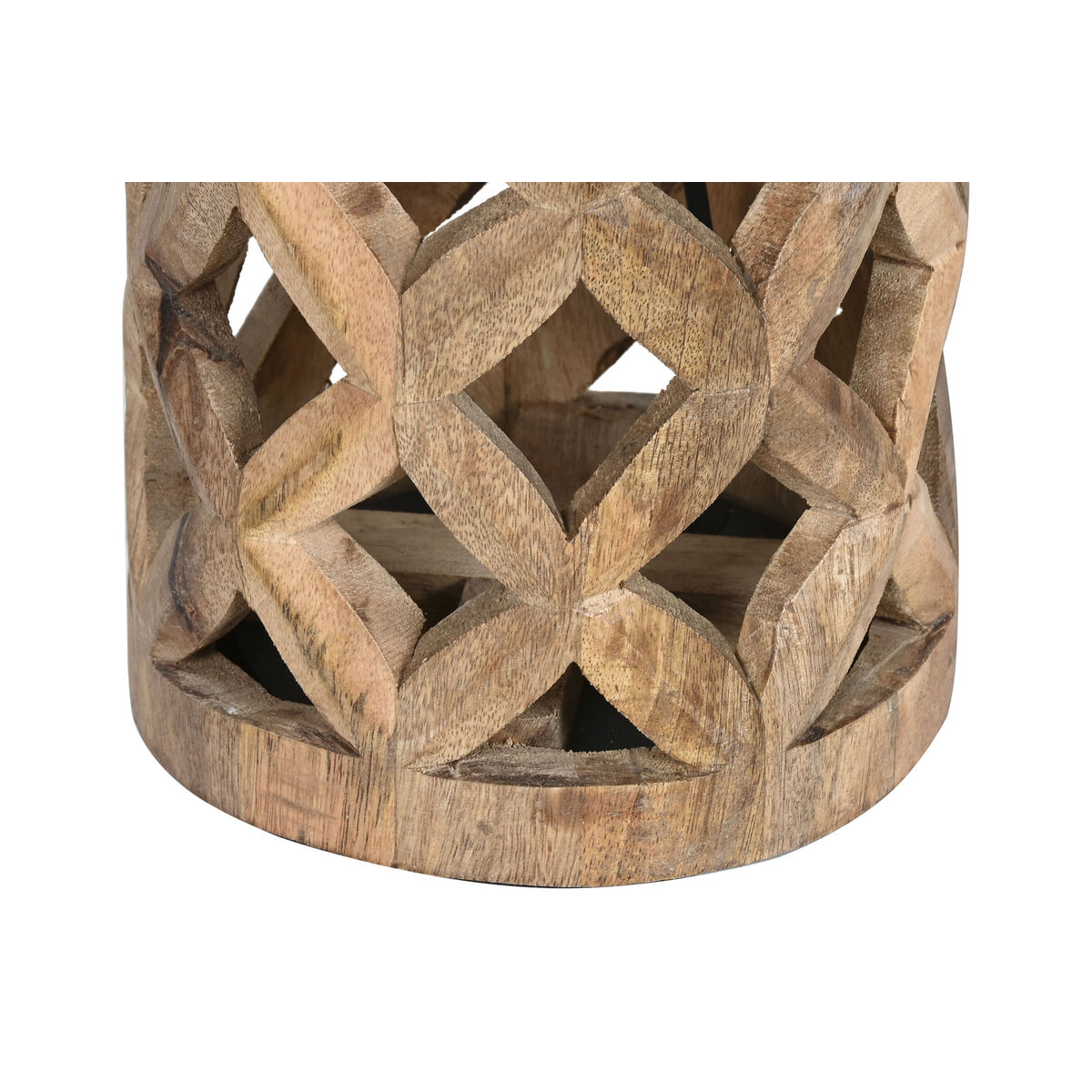 Golvlampa Home ESPRIT Beige Naturell Mangoträ 220 V 41,5 x 41,5 x 158 cm - 3