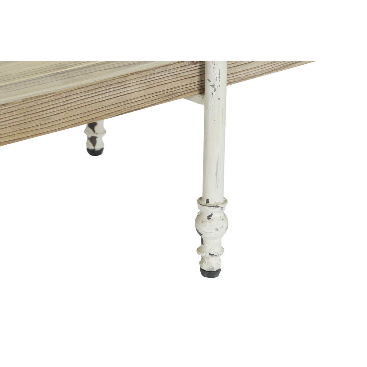 Bokhylla DKD Home Decor Vit Naturell Metall Gran Granträ 40 % Metall 190 x 40 x 200 cm - 3