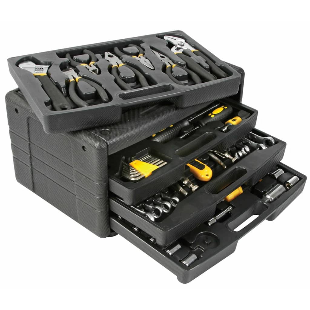 Toolland Verktygssats 99 delar svart HST0099