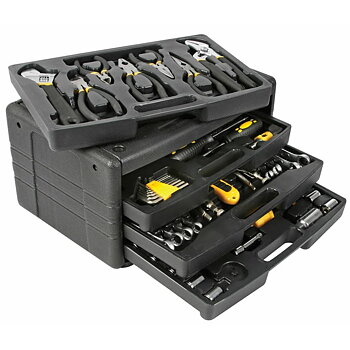Toolland Verktygssats 99 delar svart HST0099