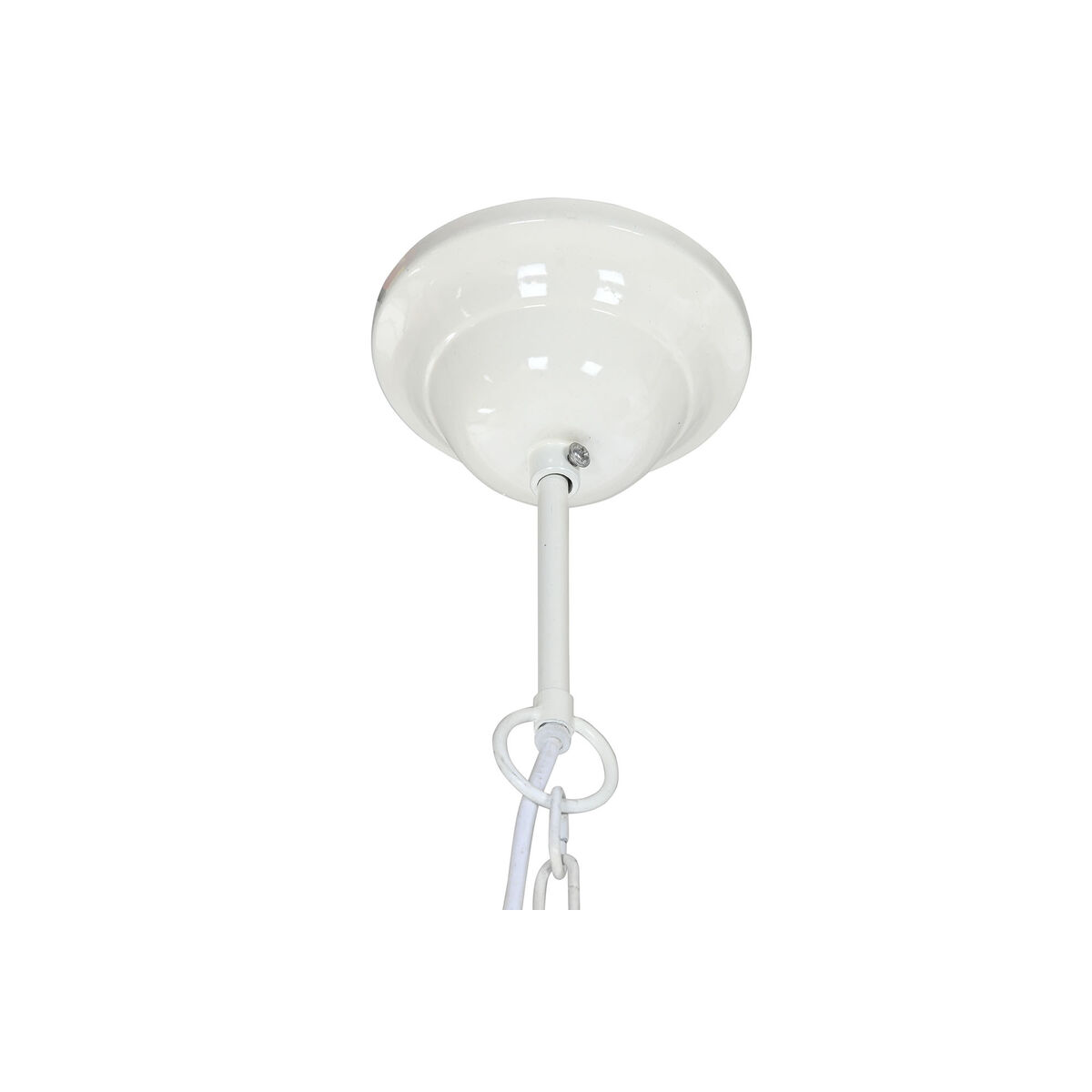 Taklampa Home ESPRIT Vit Papper Järn 50 W 33 x 33 x 26 cm - 3