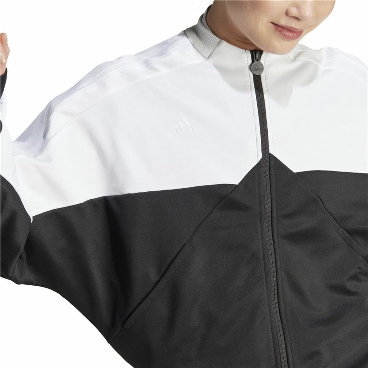 Jacka Adidas Tiro Cb Tt Vit Svart Kvinna - 4