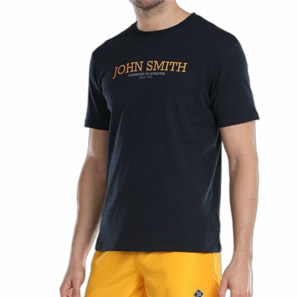T-shirt med kortärm Herr John Smith Efebo Marinblå - 4