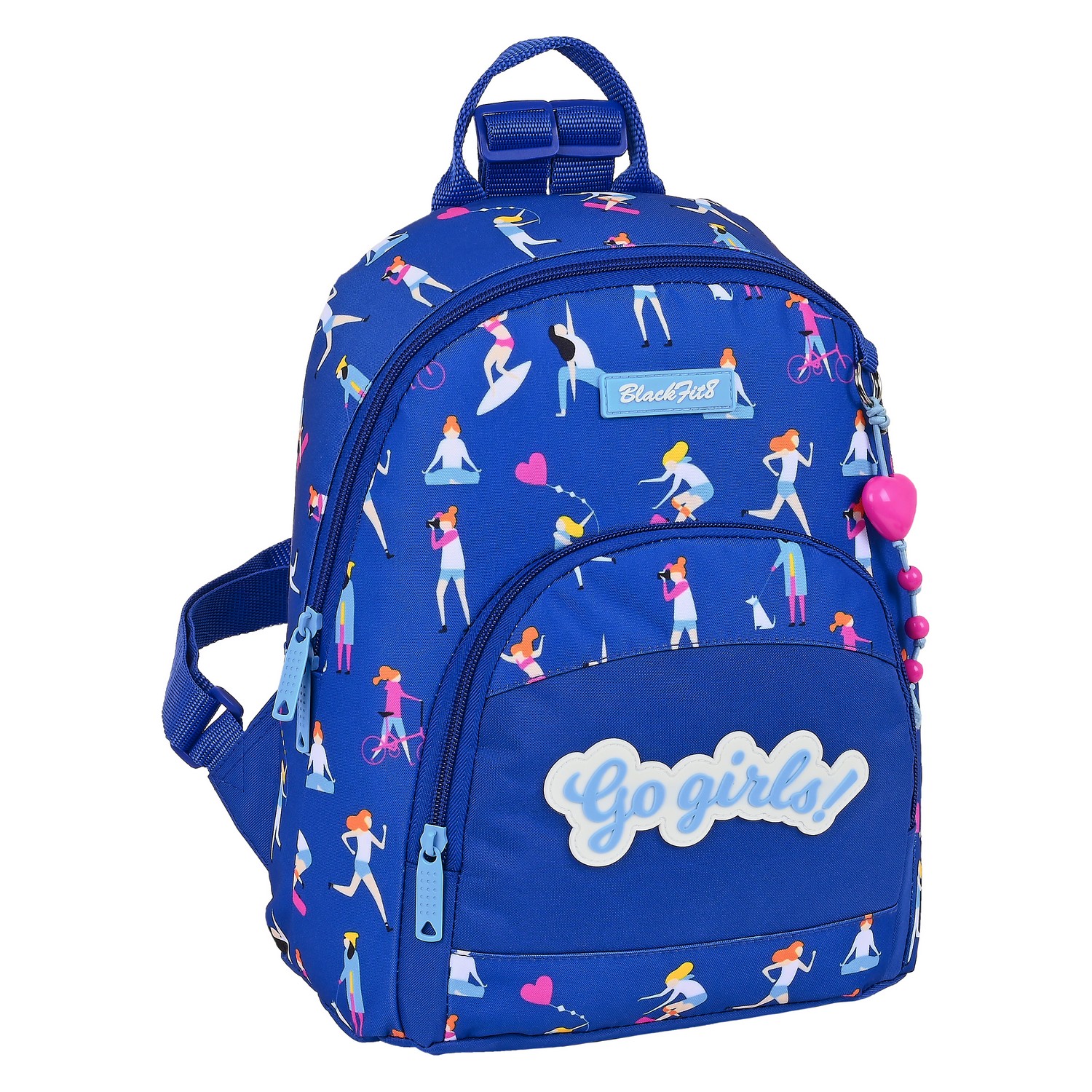 Ryggsäck Casual BlackFit8 Go Girls Blå (25 x 30 x 13 cm) - 12