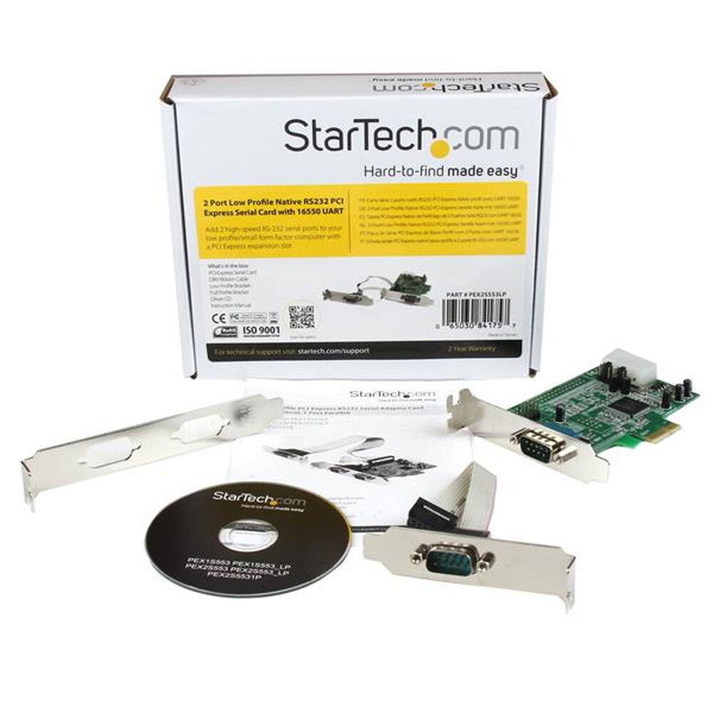 PCI Kort Startech PEX2S553LP - 2