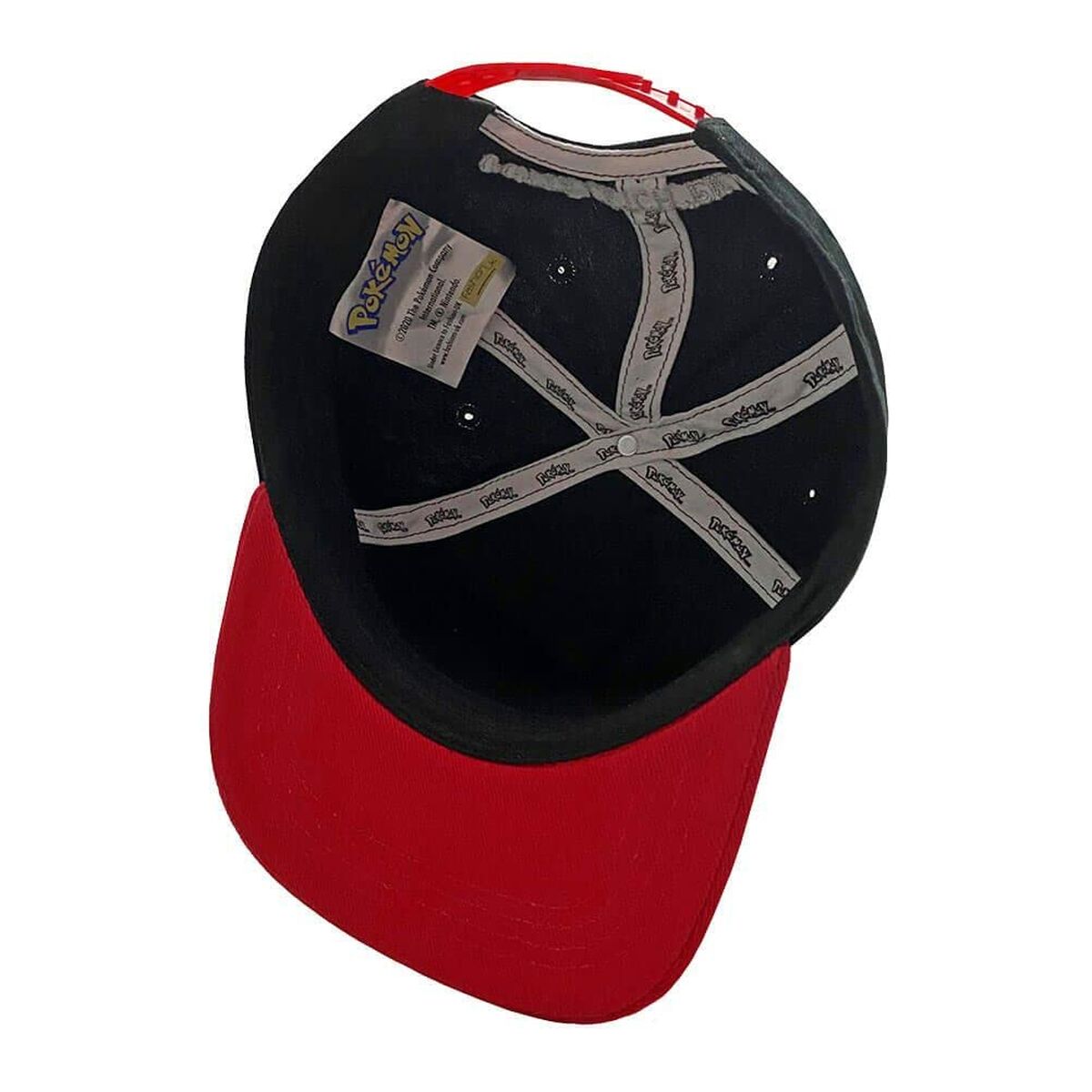 Keps unisex Pokémon Trainer Svart Röd One size 58 cm - 2