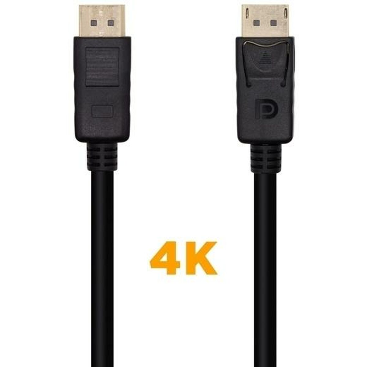DisplayPort Kabel Aisens A124-0548 Svart 50 cm