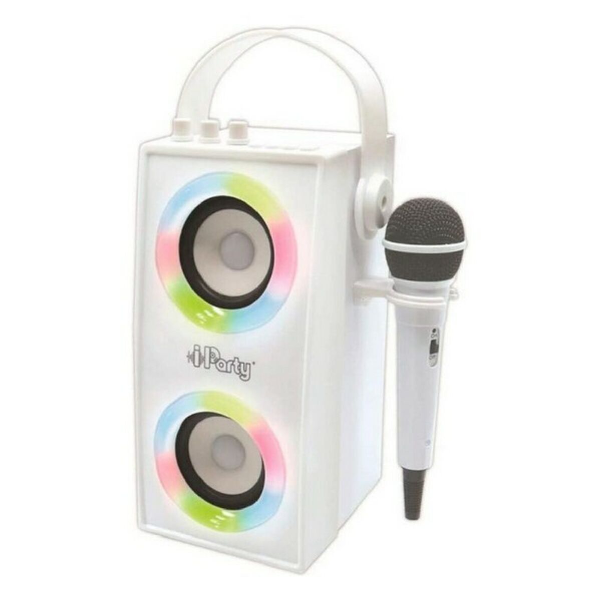Bärbar Bluetooh Högtalare med Mikrofon iParty Lexibook BTP180Z Vit Bluetooth - 2