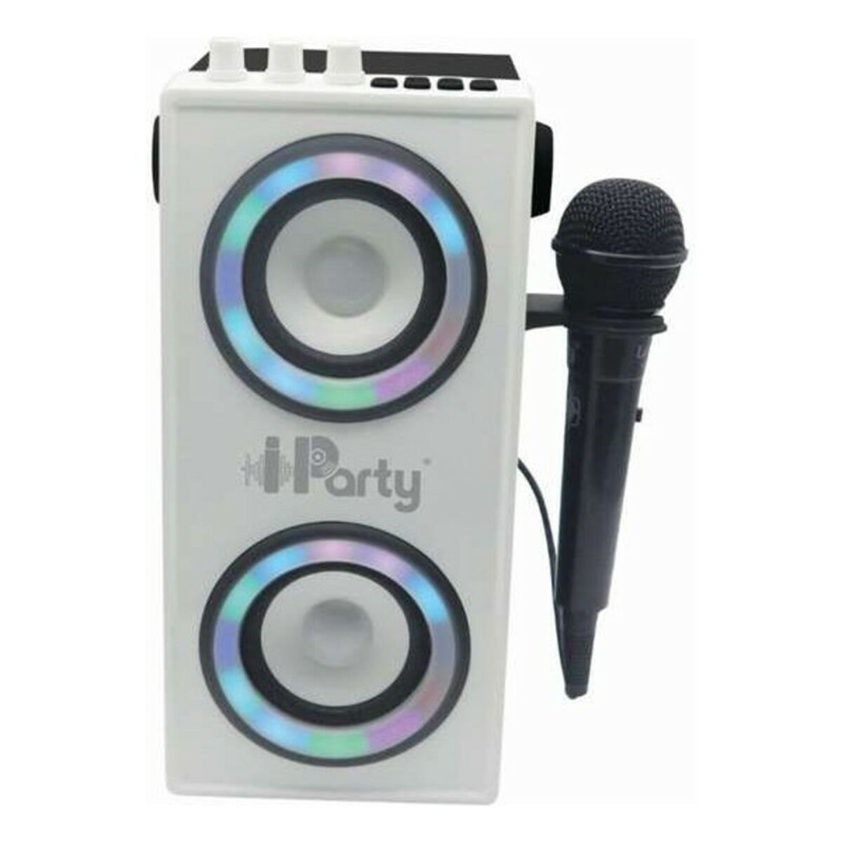 Bärbar Bluetooh Högtalare med Mikrofon iParty Lexibook BTP180Z Vit Bluetooth - 8