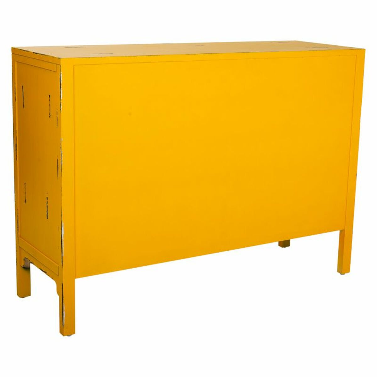 Skänk Alexandra House Living Gul Granträ Trä MDF 40 x 86 x 120 cm - 4
