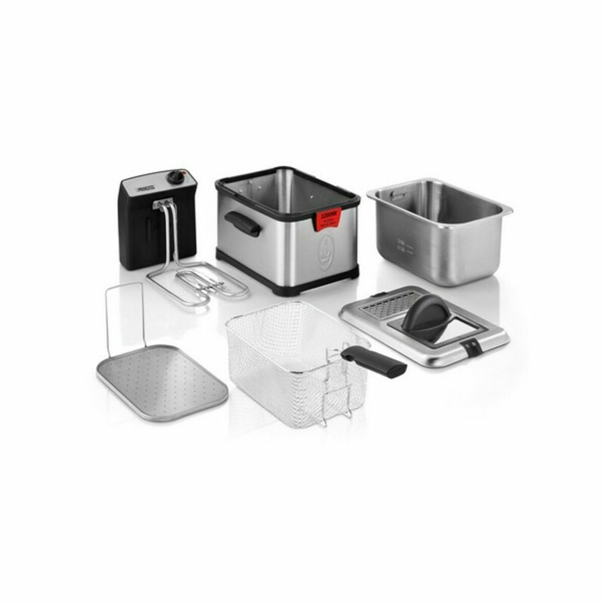 Fritös Princess 3 L 3200W Svart (Renoverade A) - 3
